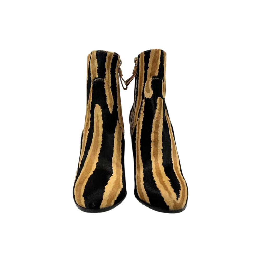 Black Genuine Leather Women Boot