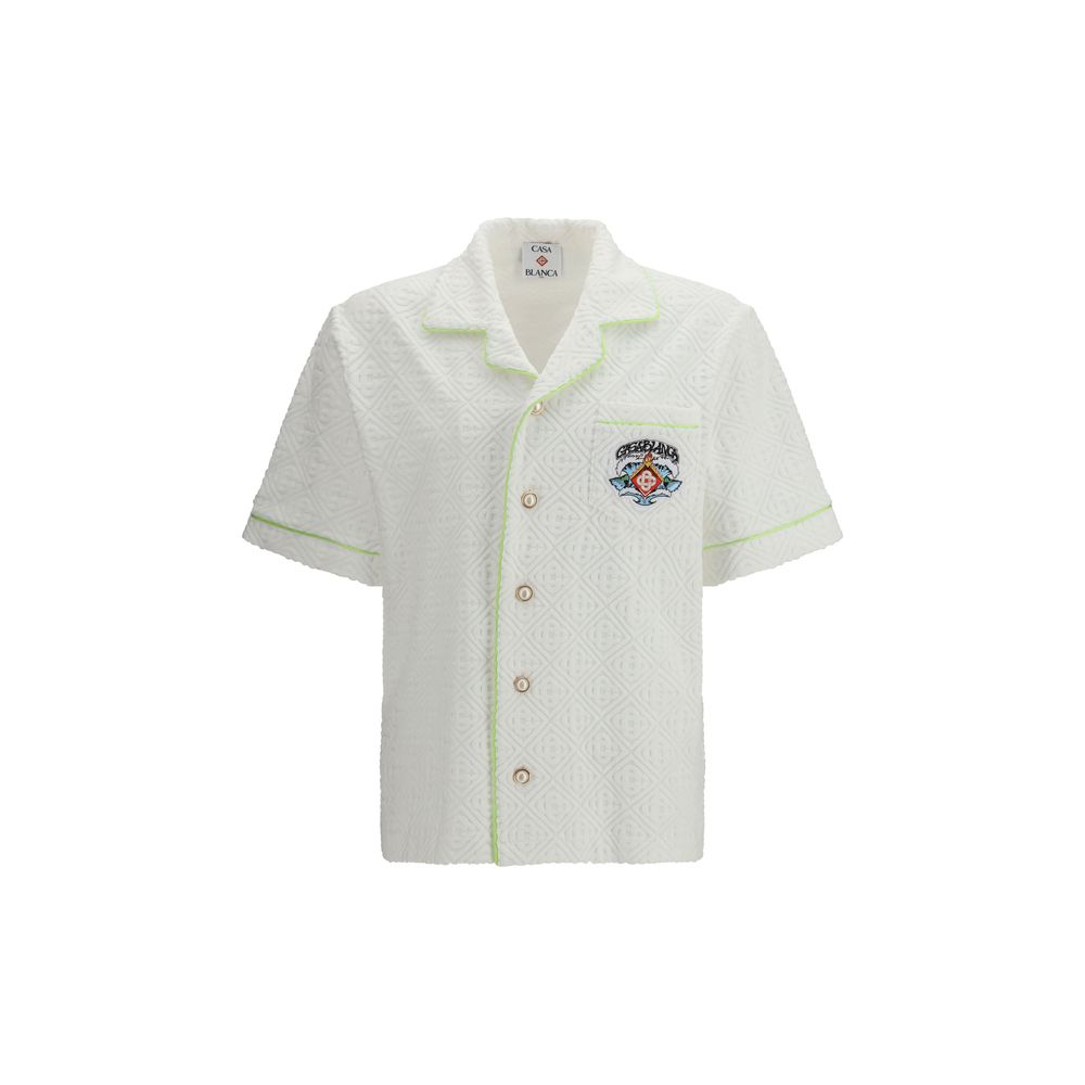 White Cotton Shortsleeve Shirt