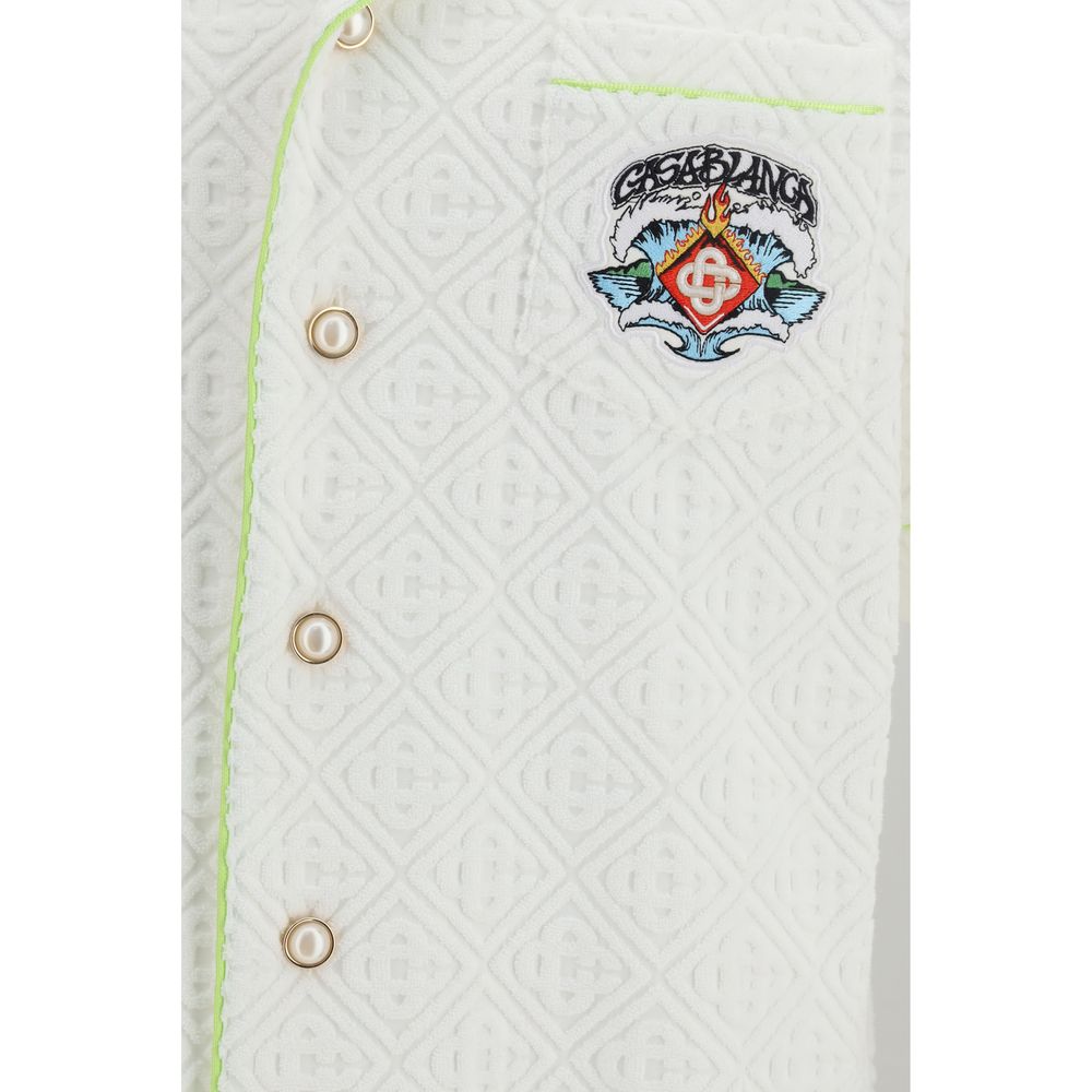 White Cotton Shortsleeve Shirt
