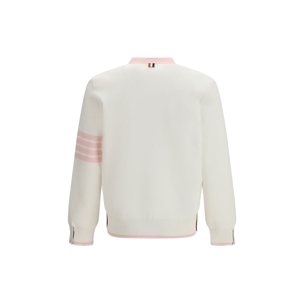 White Cotton Cardigan