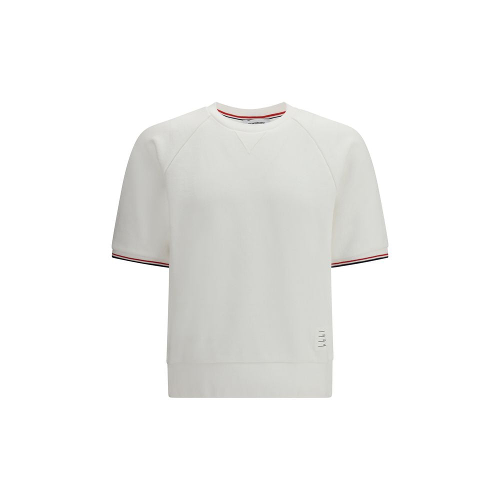 White Cotton Sweatshirt
