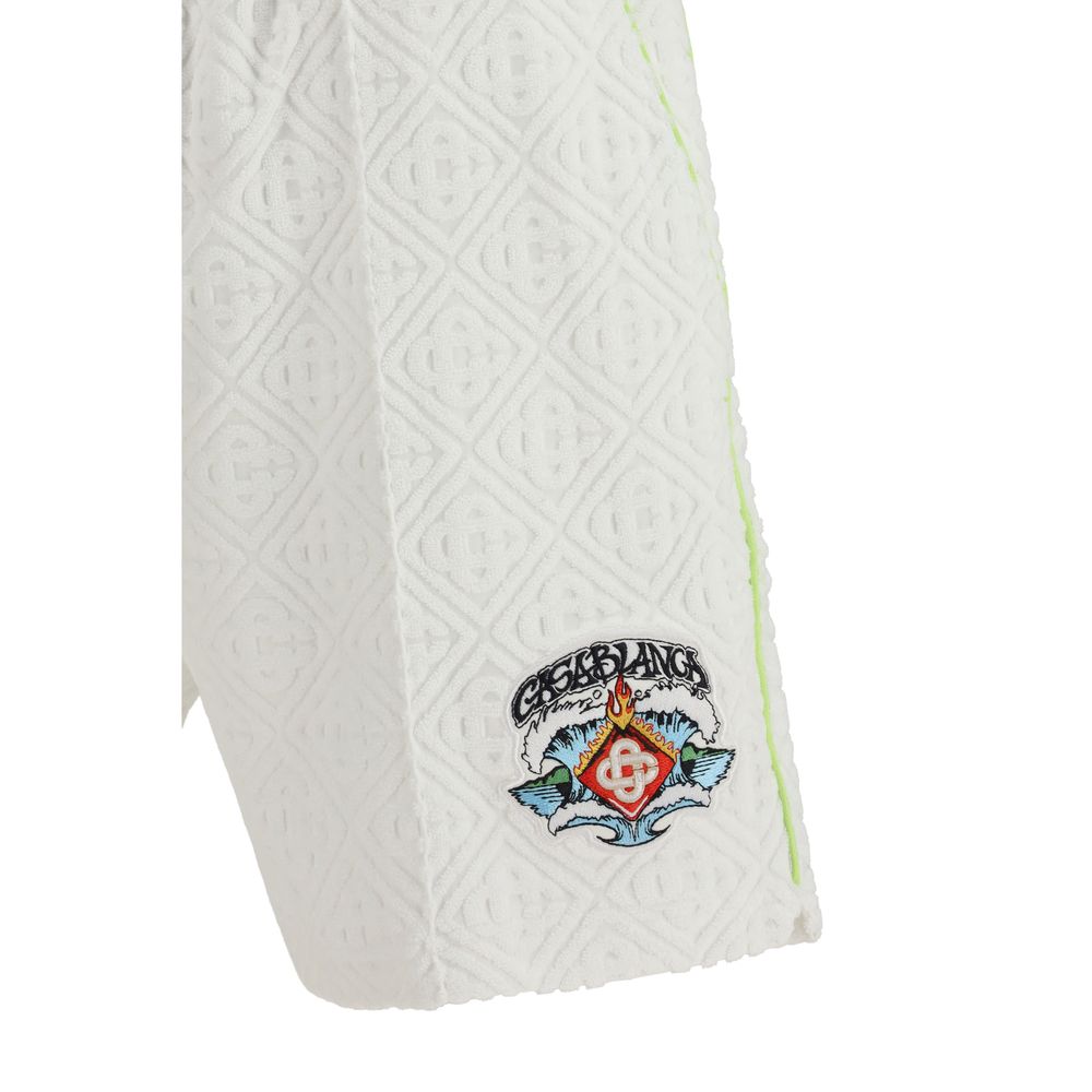 White Cotton Bermuda Shorts