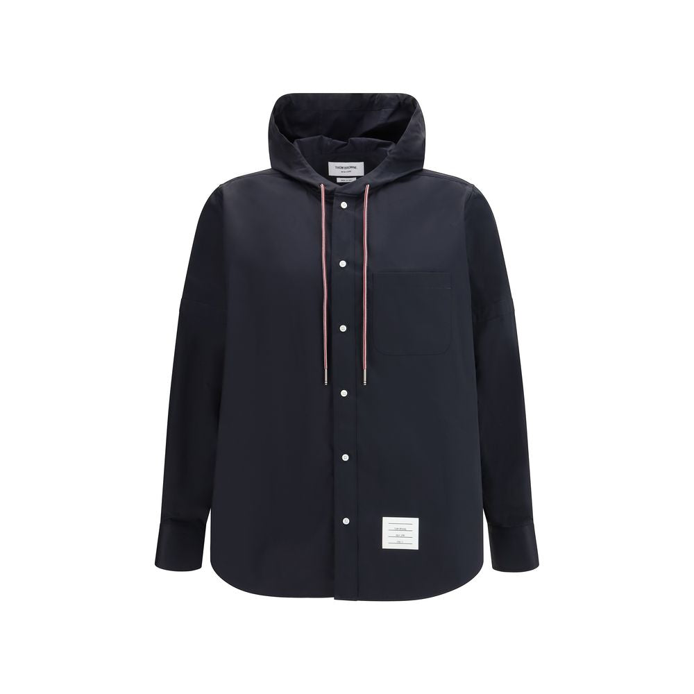 Black Polyamide Sweatshirt