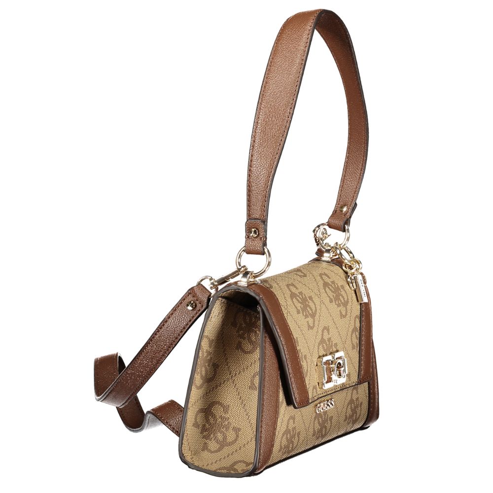 Marrone Poliuretano Women Handbag