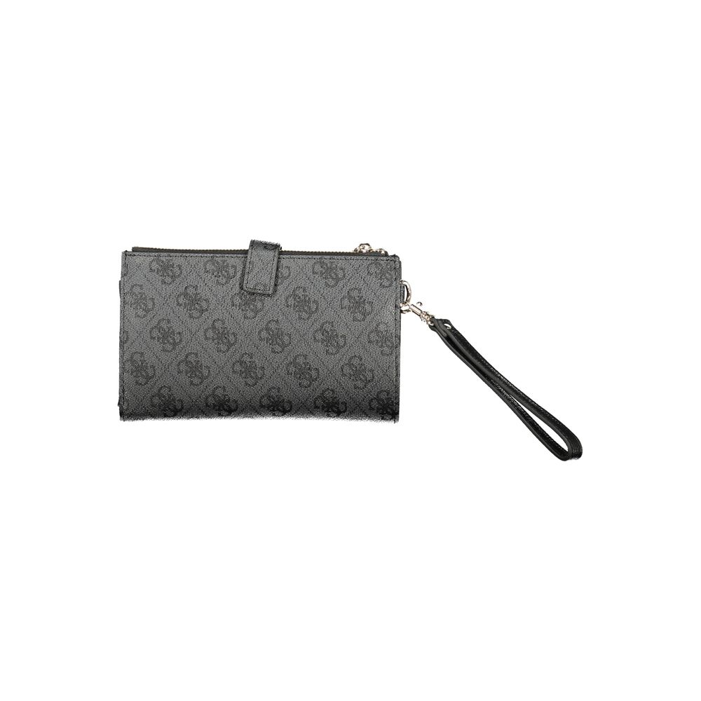 Nero Poliuretano Women Wallet