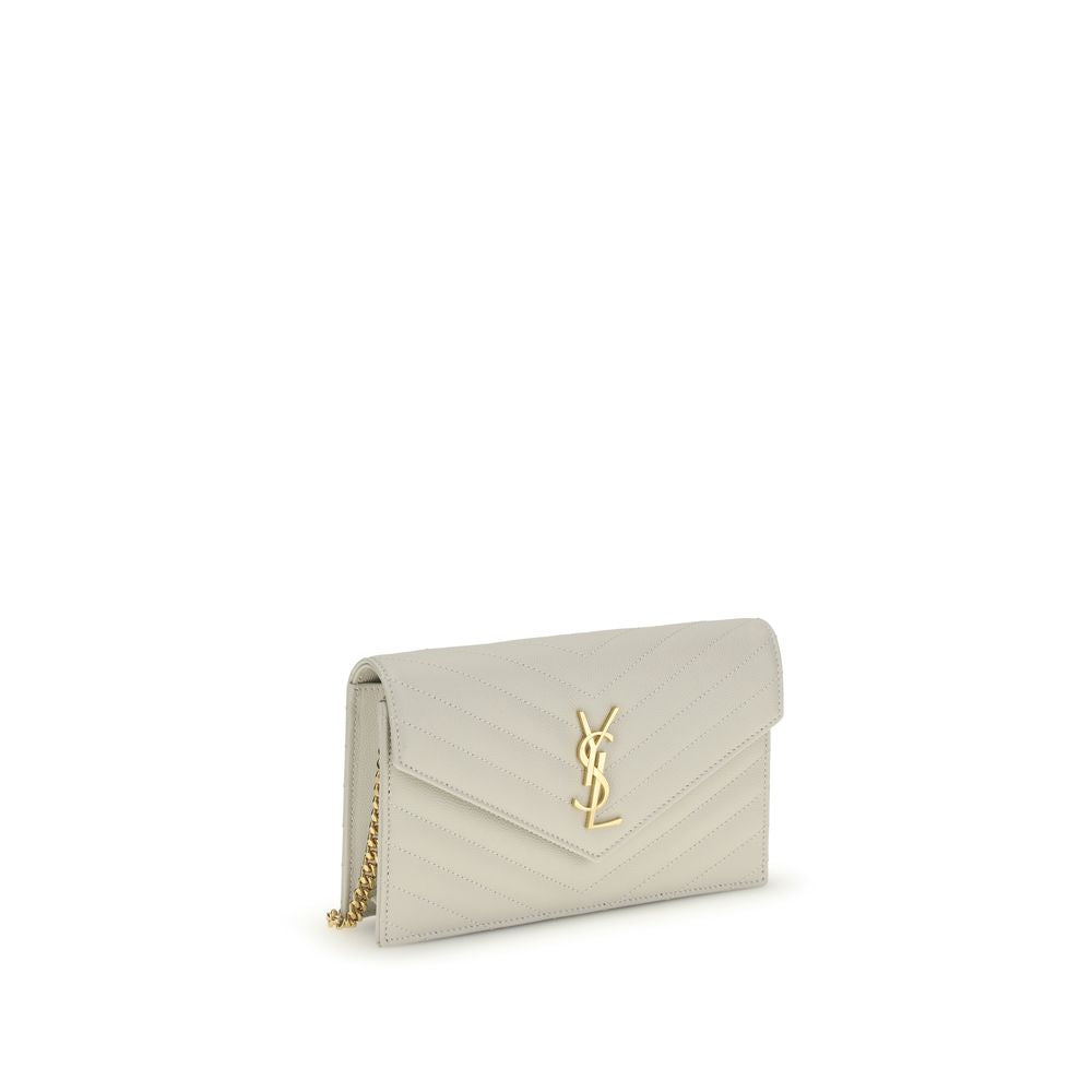Beige Calf Leather Bos Taurus Shoulder Bag