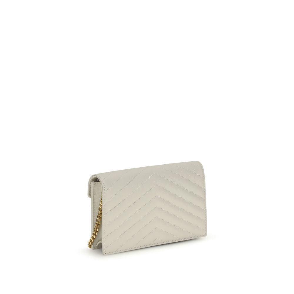 Beige Calf Leather Bos Taurus Shoulder Bag