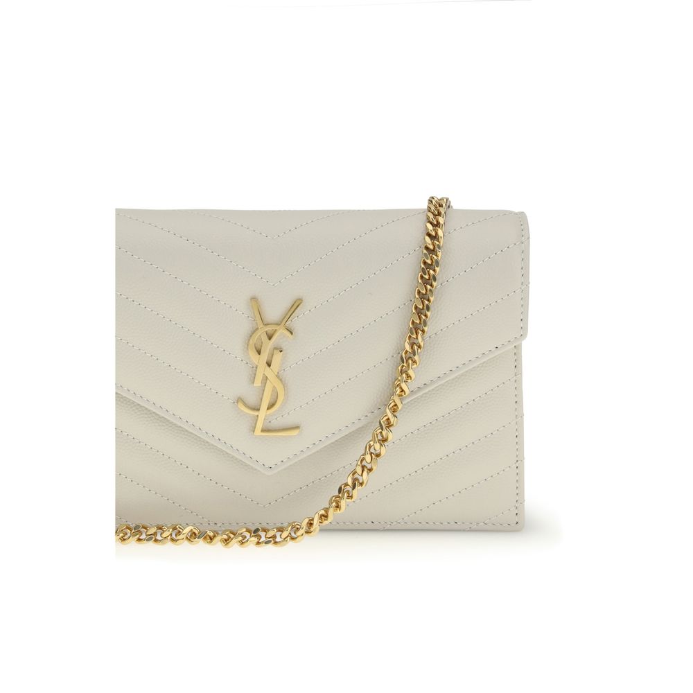 Beige Calf Leather Bos Taurus Shoulder Bag