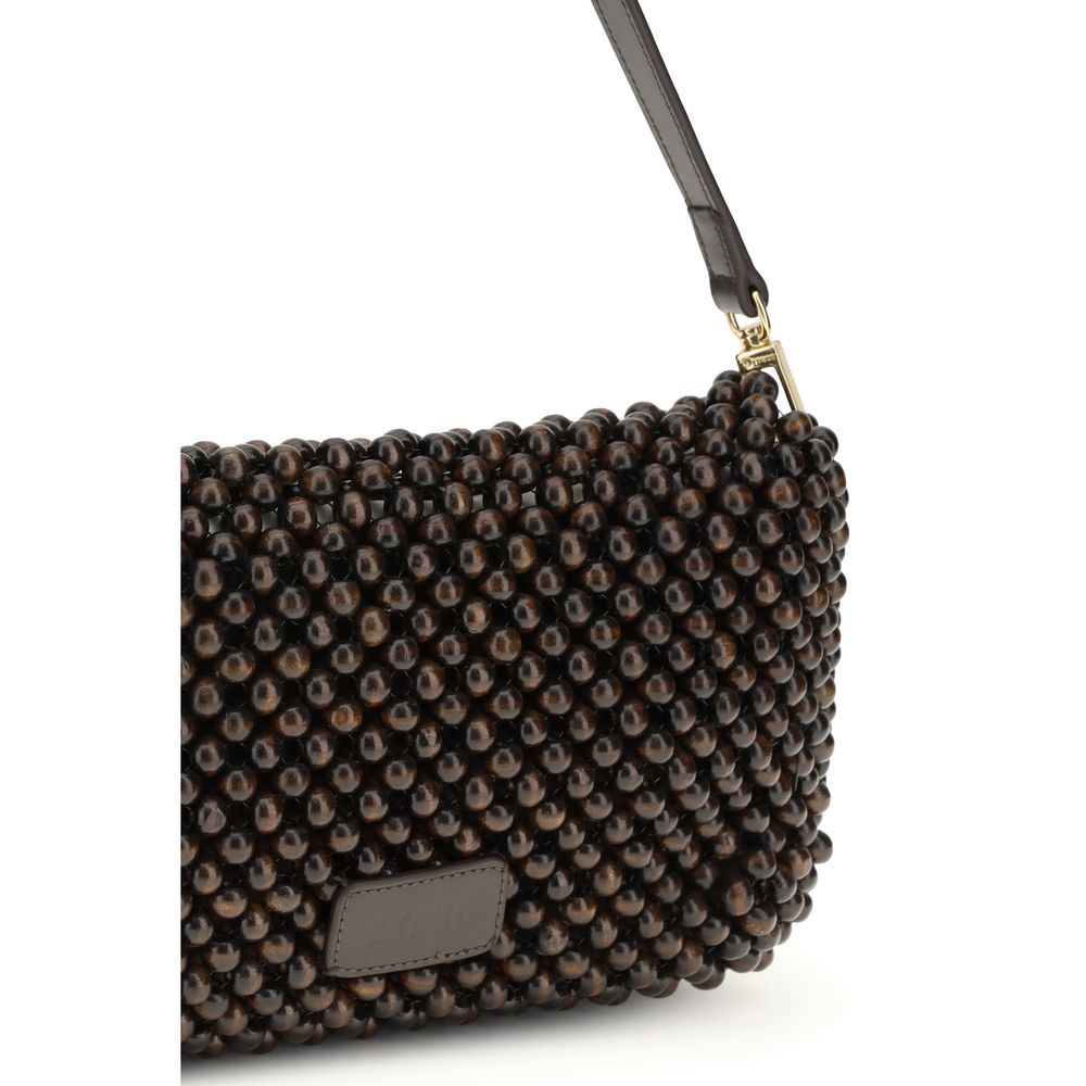 Black Other Fibres Shoulder Bag