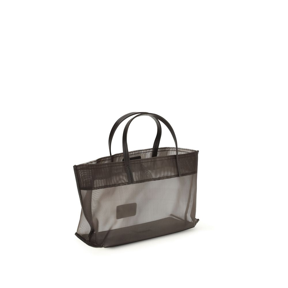 Brown Nylon Shoulder Bag