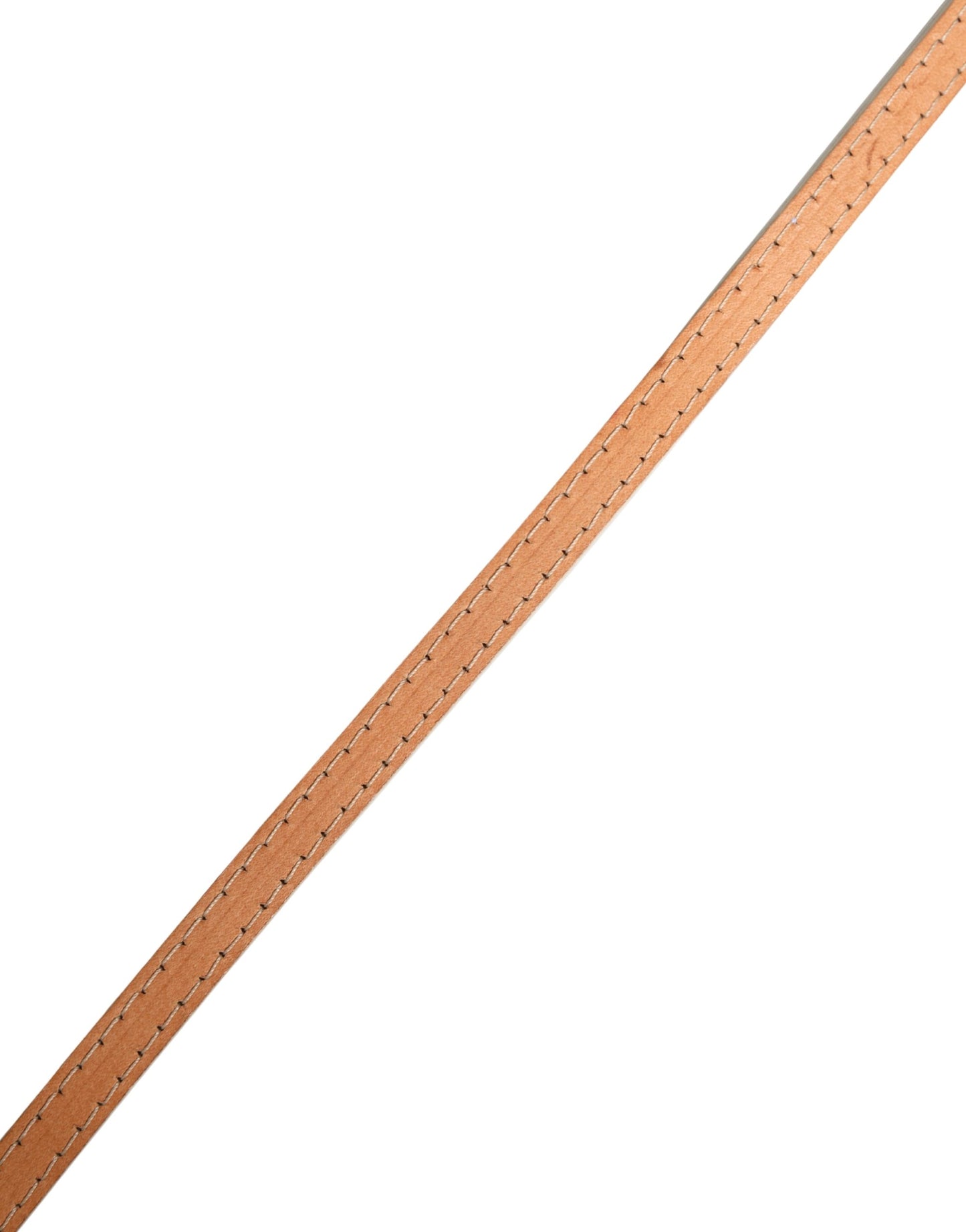 White Leather Skinny Gold Metal Buckle Belt