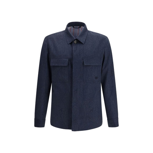 Blue Wool Coat