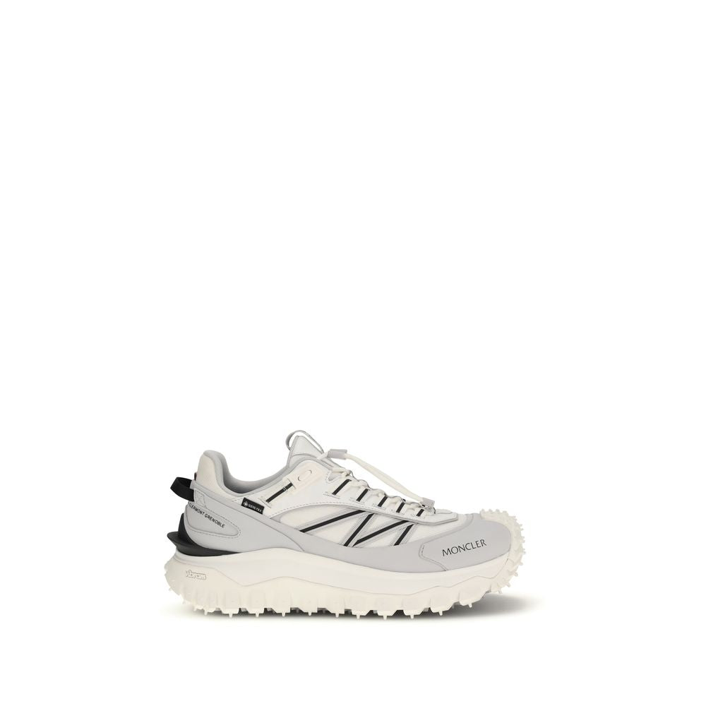 Gray Polyamide Athletic Sneakers