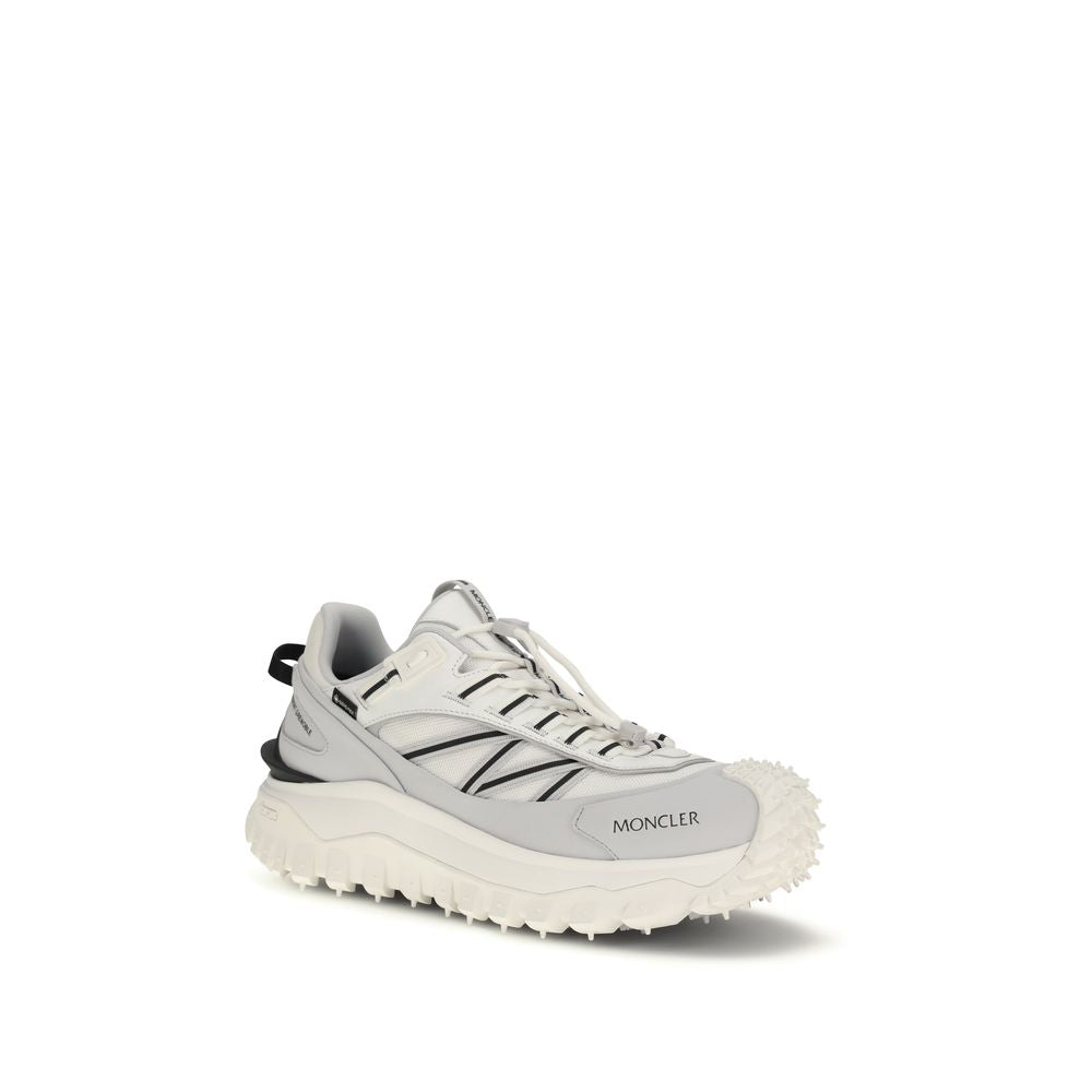 Gray Polyamide Athletic Sneakers