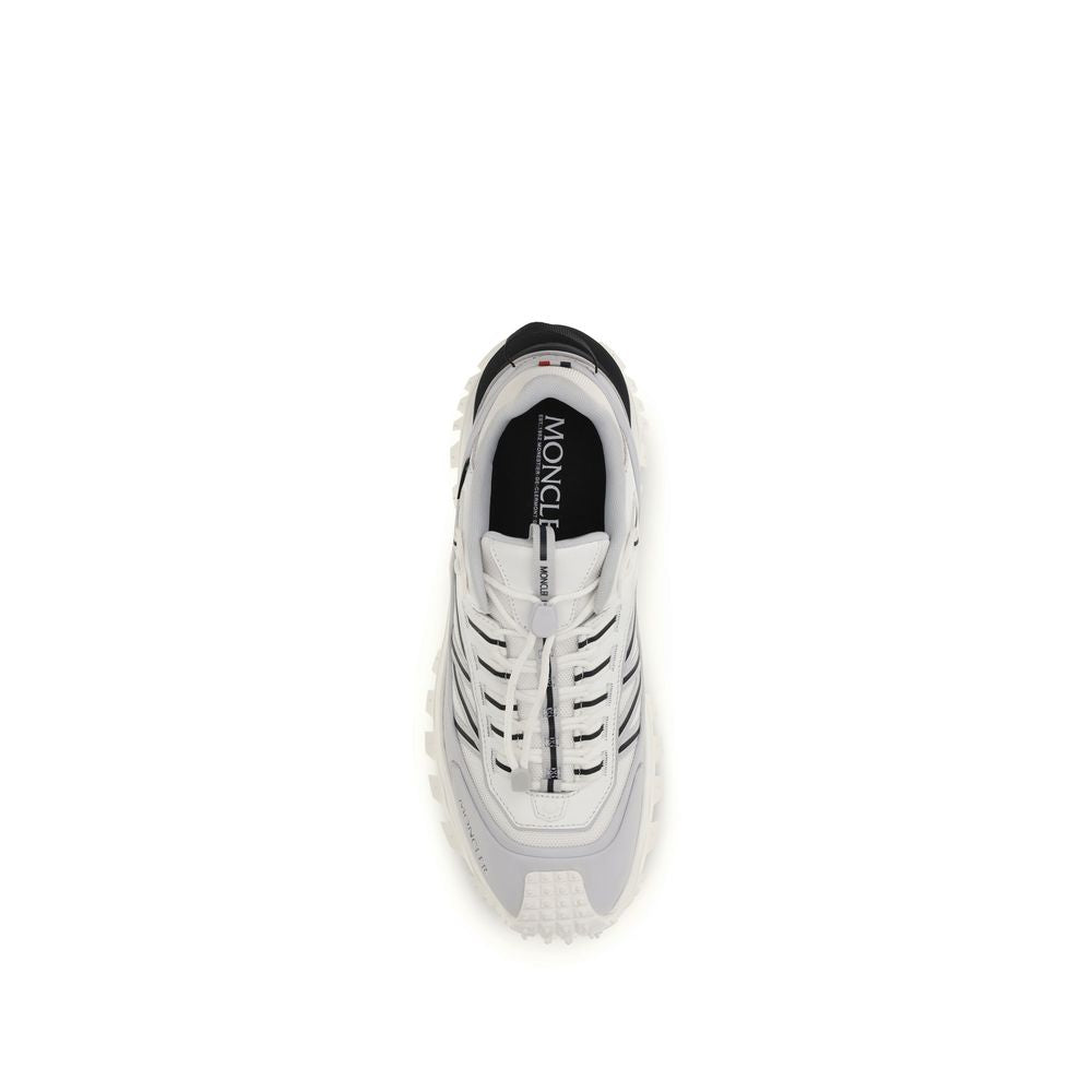 Gray Polyamide Athletic Sneakers