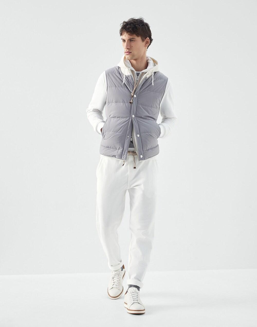 Gray Silk T-Shirt