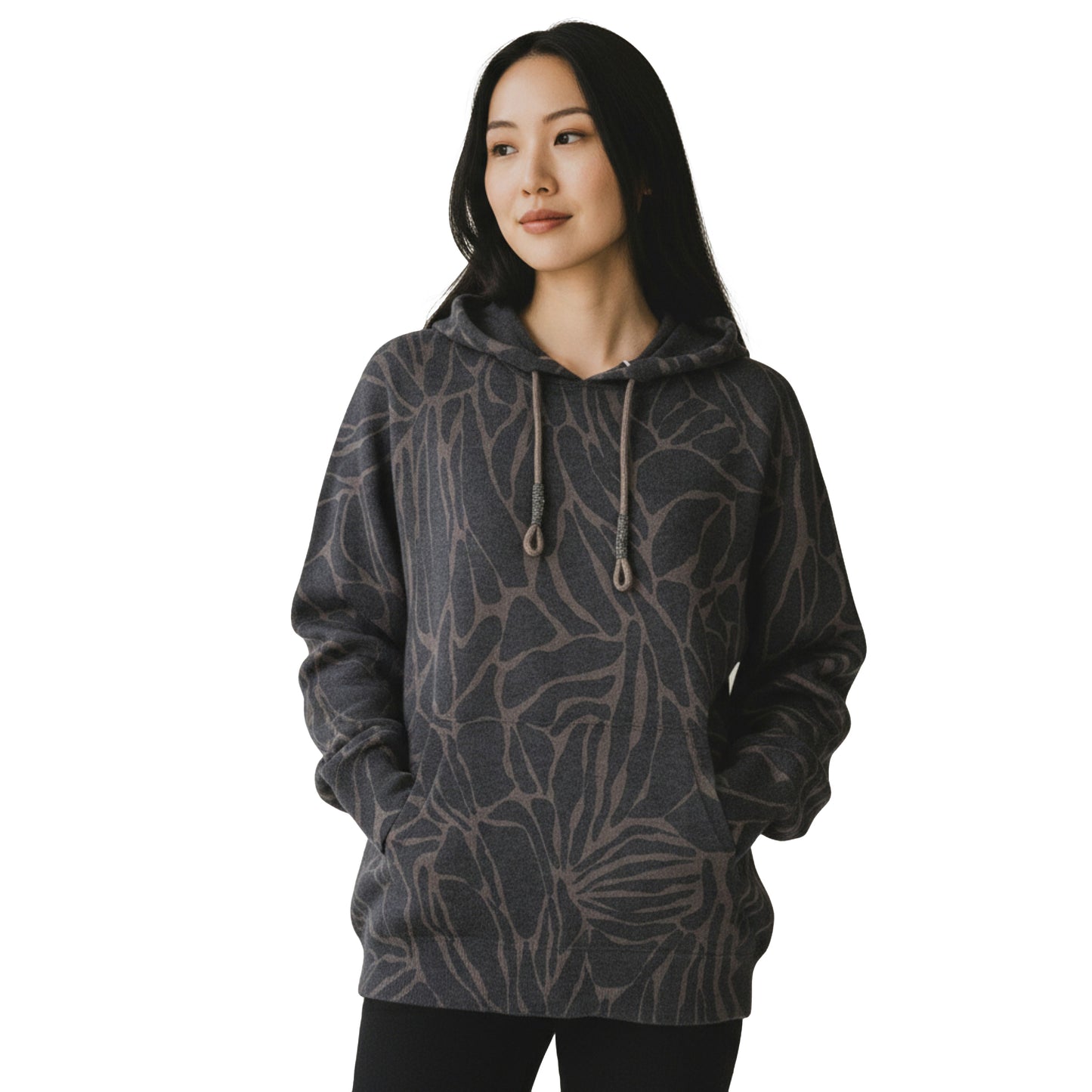 Black Wool Hoodie