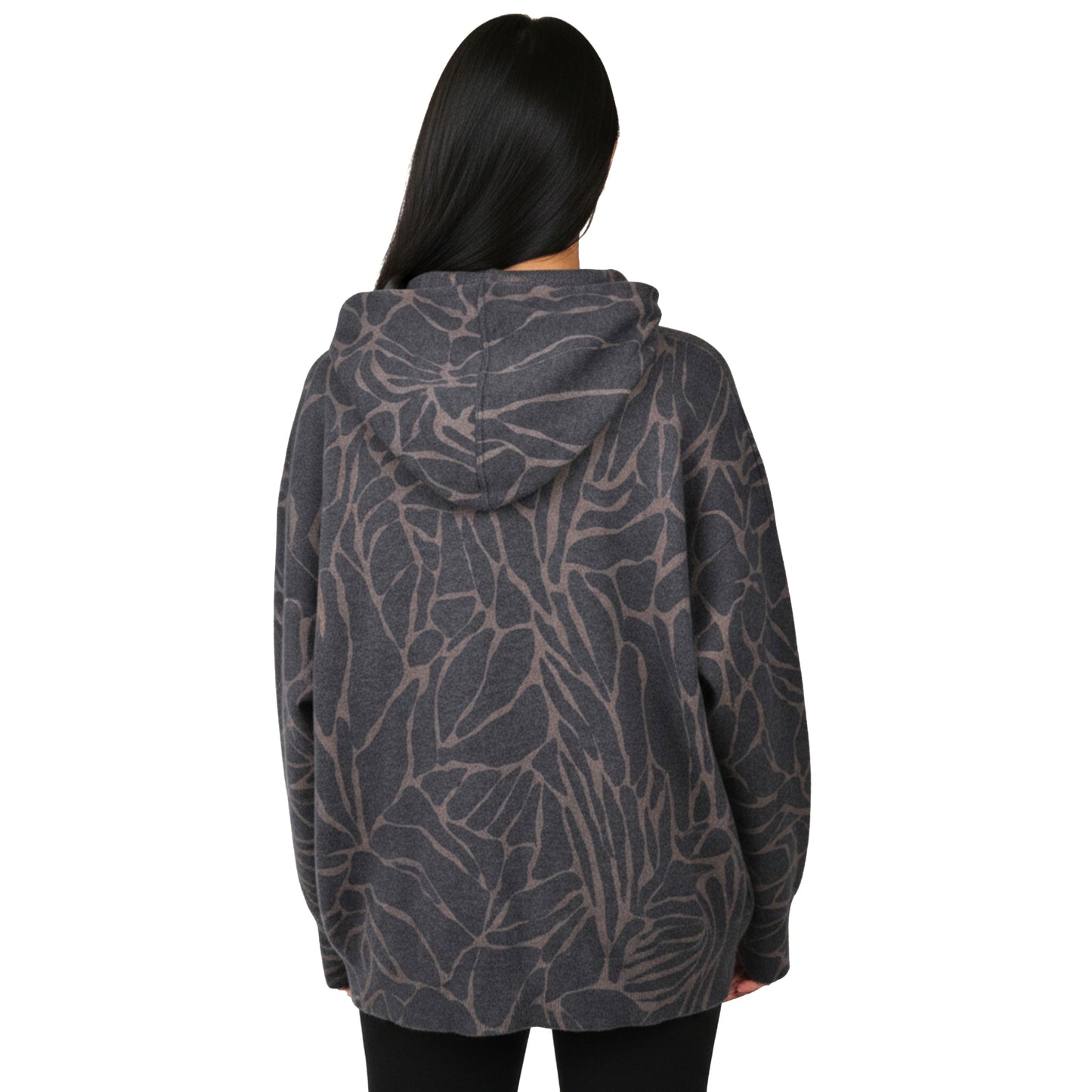 Black Wool Hoodie