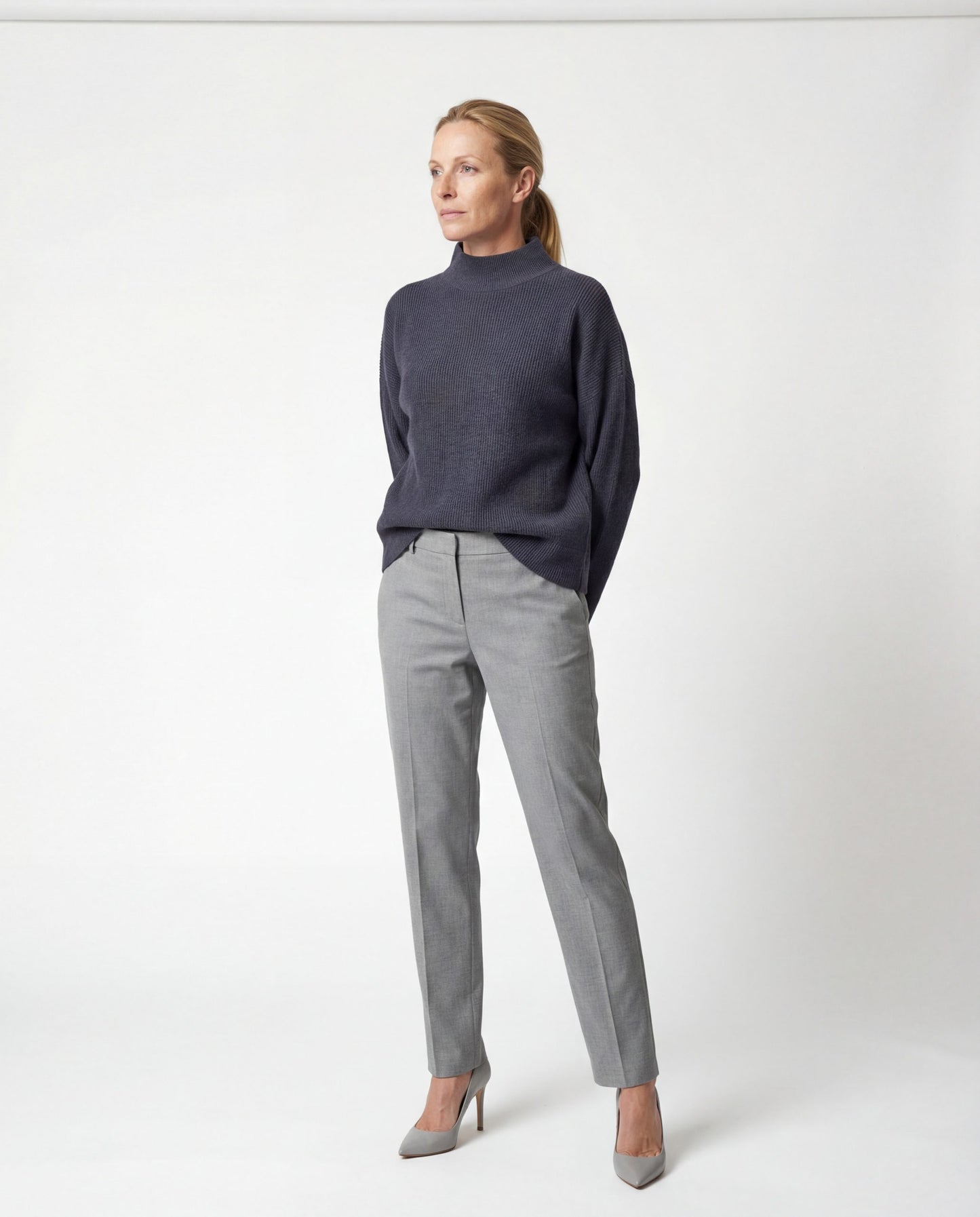 Blue Cashmere Sweater