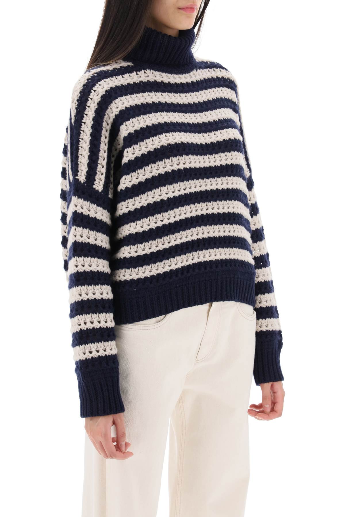 Blue Wool Sweatshirt