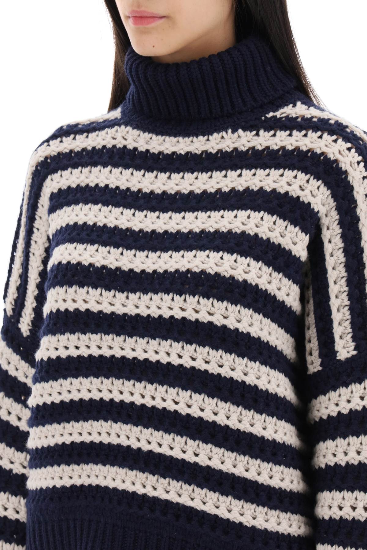 Blue Wool Sweatshirt