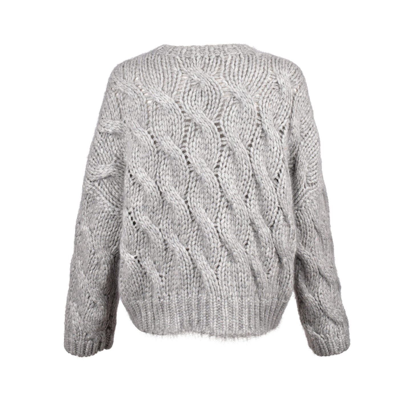 Gray Fabric Sweatshirt