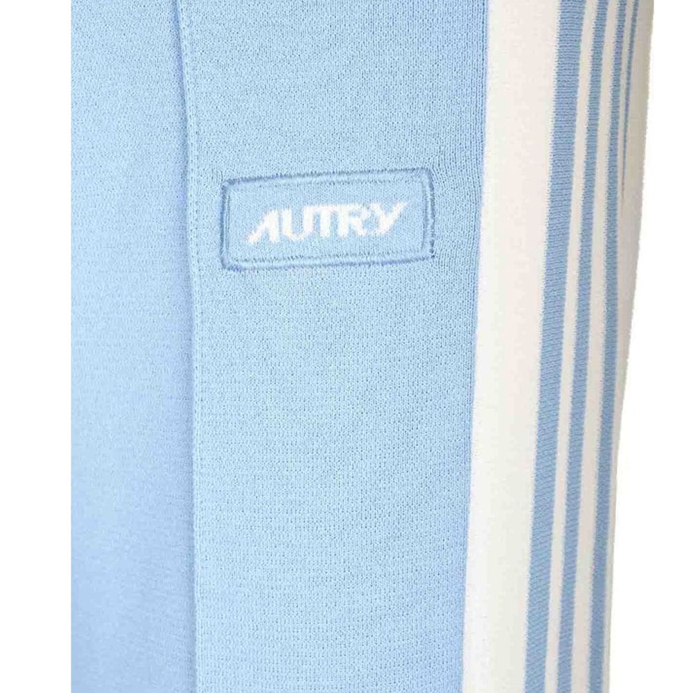 Blue Nylon Joggers (Workout Pants)