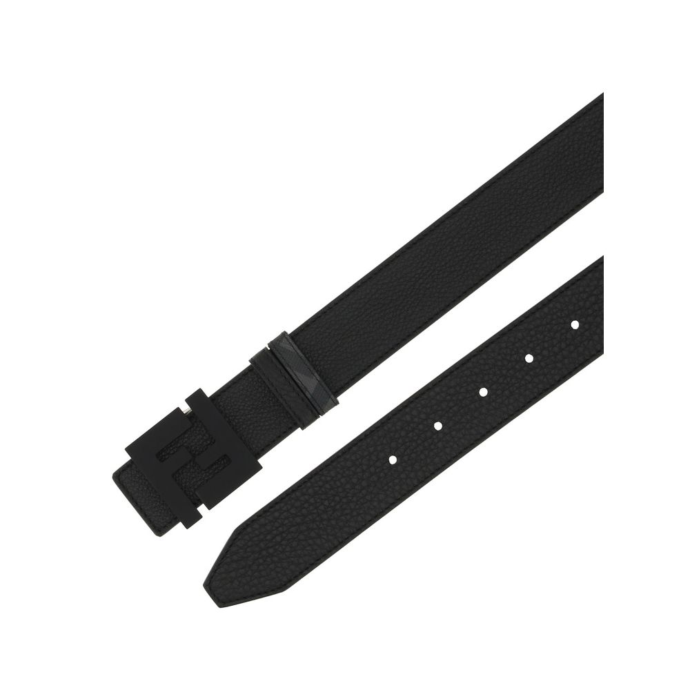 Black Calf Leather Bos Taurus Regular Belt