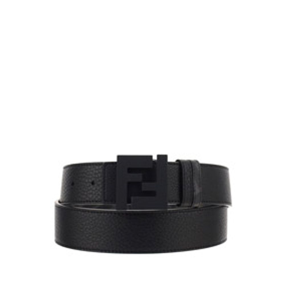 Black Calf Leather Bos Taurus Regular Belt