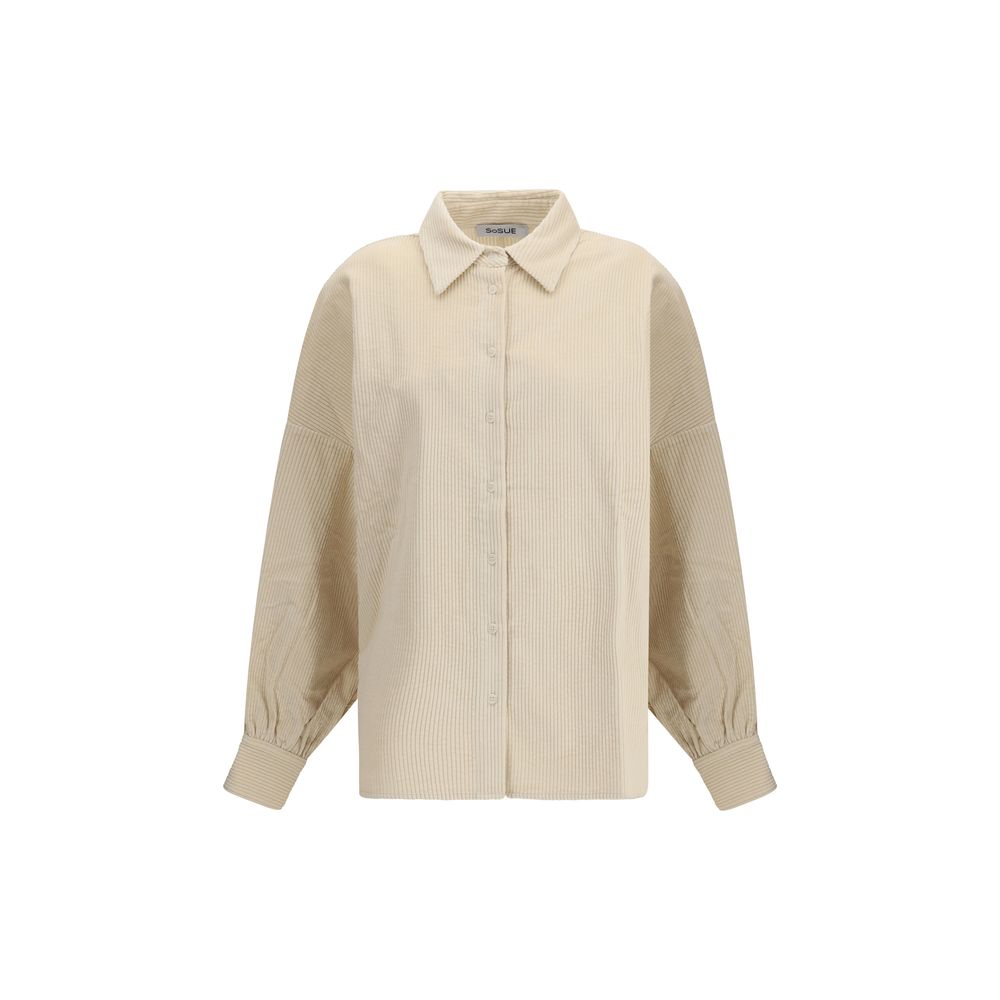 Beige Cotton Blouse