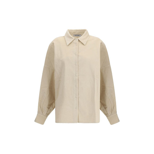 Beige Cotton Blouse