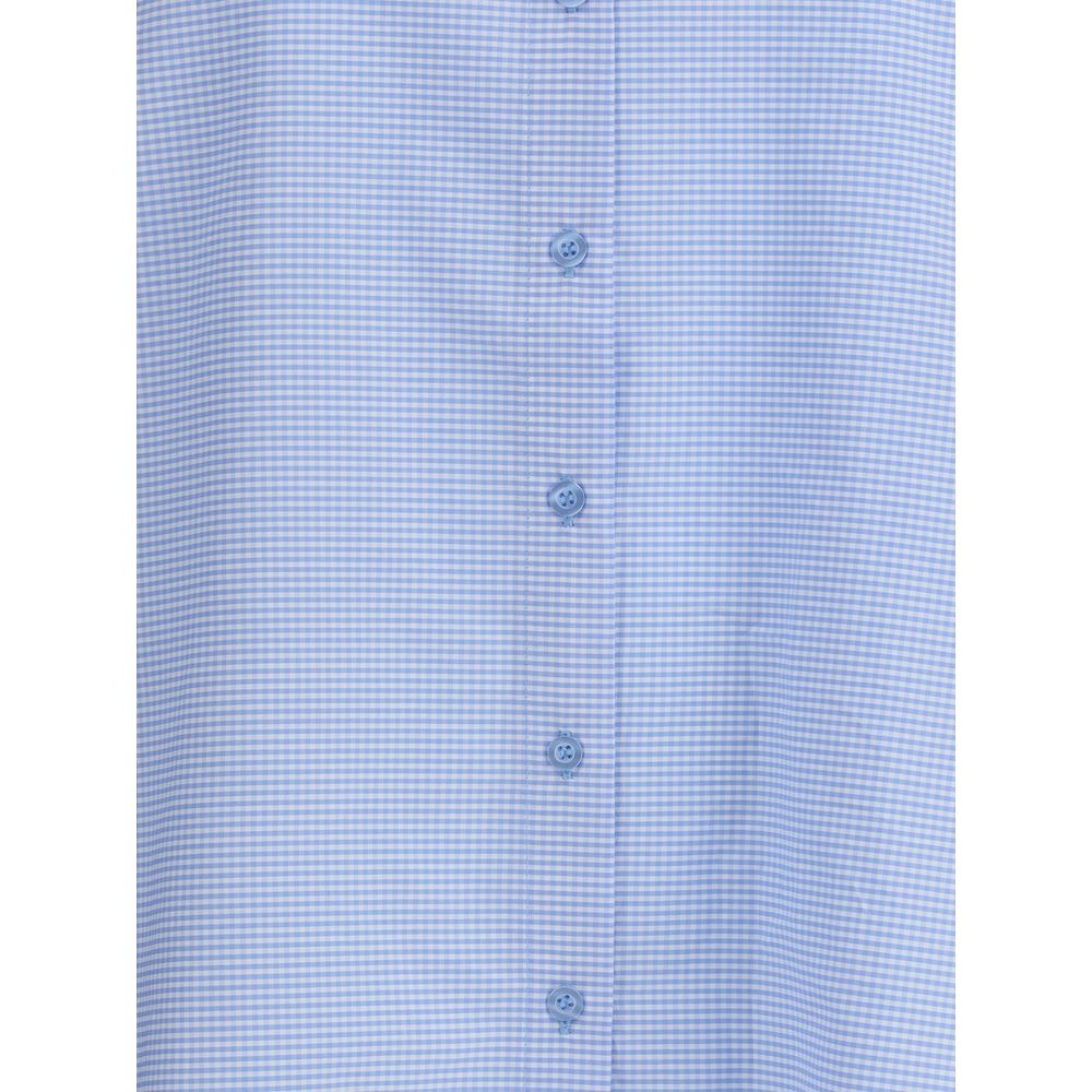 Blue Cotton Blouse