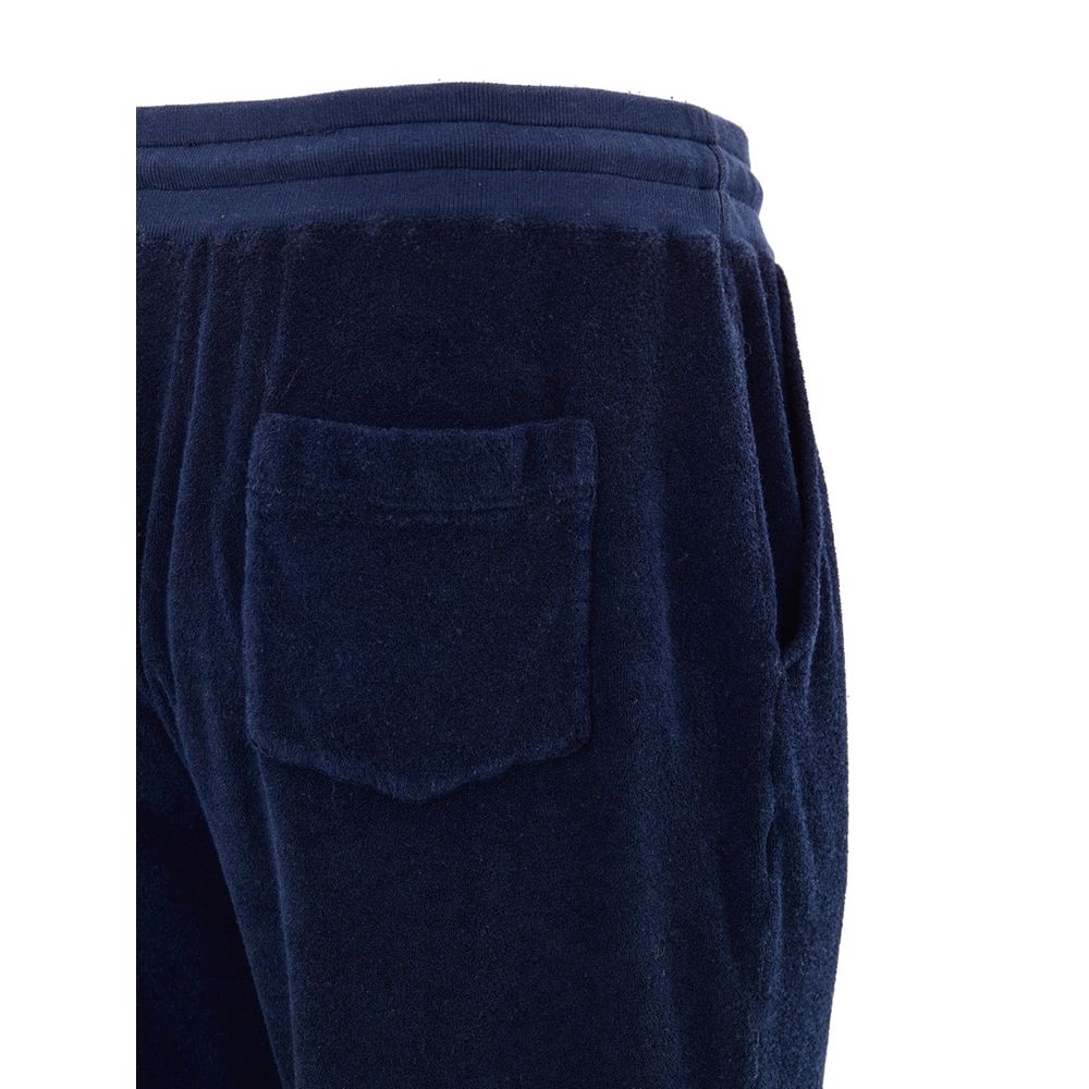 Blue Cotton Shorts