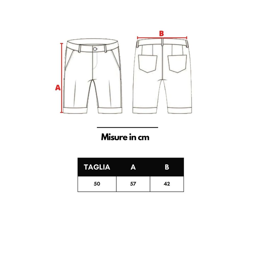 Blue Cotton Shorts