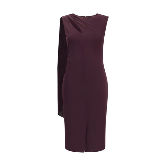 Multicolor Silk Cocktail Dress