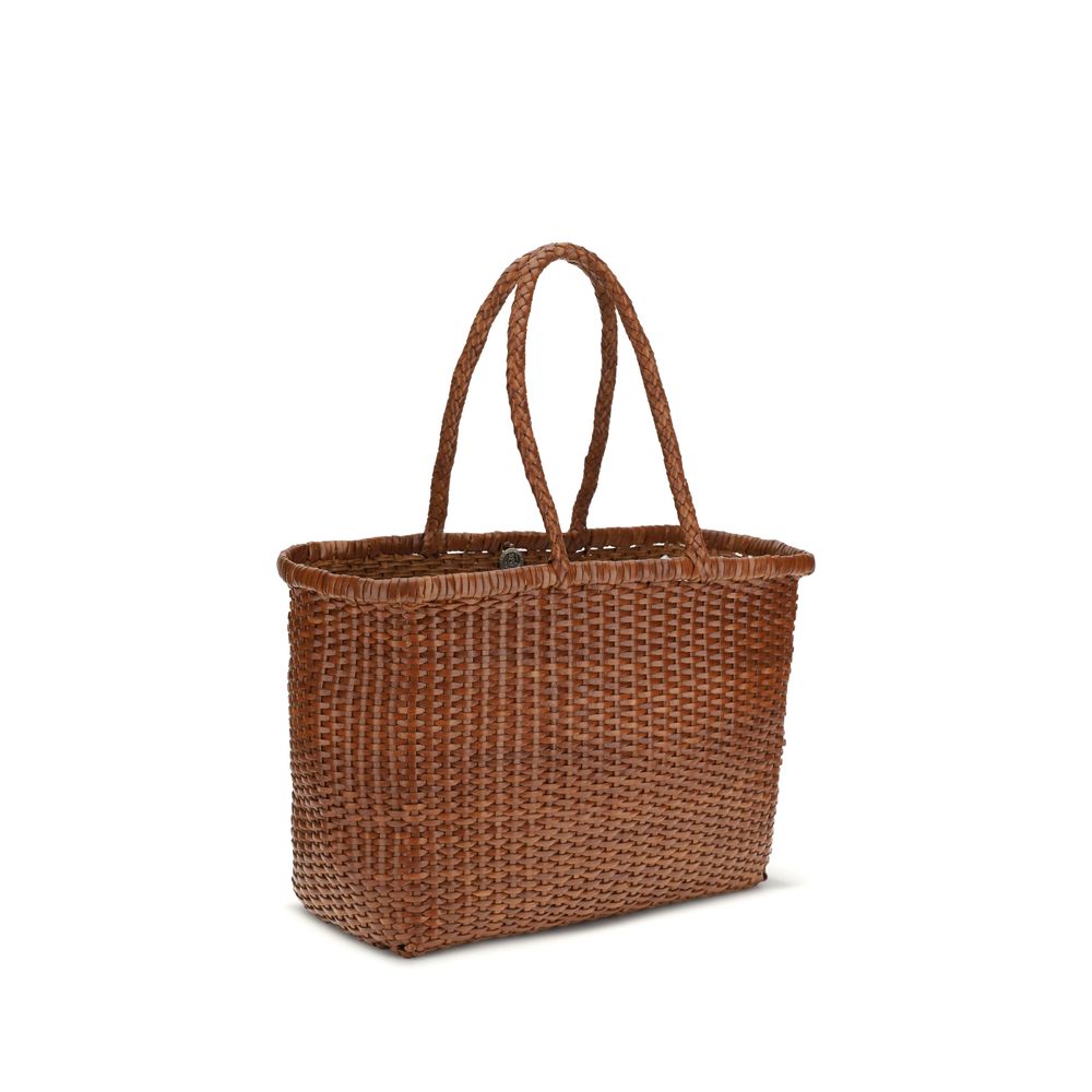 Brown Buffalo Leather Shoulder Bag