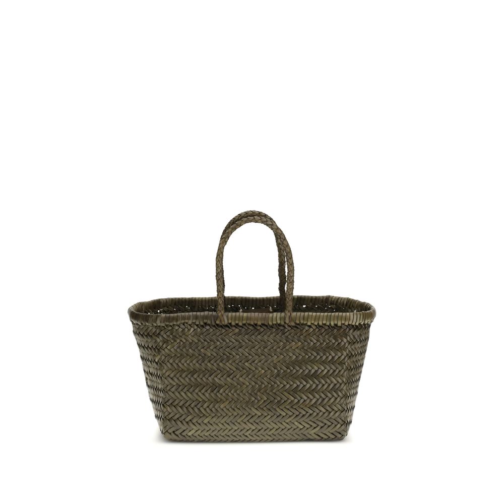 Bicolor Buffalo Leather Handbag