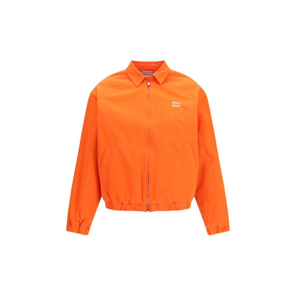 Orange Cotton Bomber