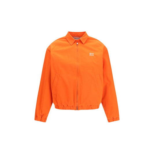Orange Cotton Bomber