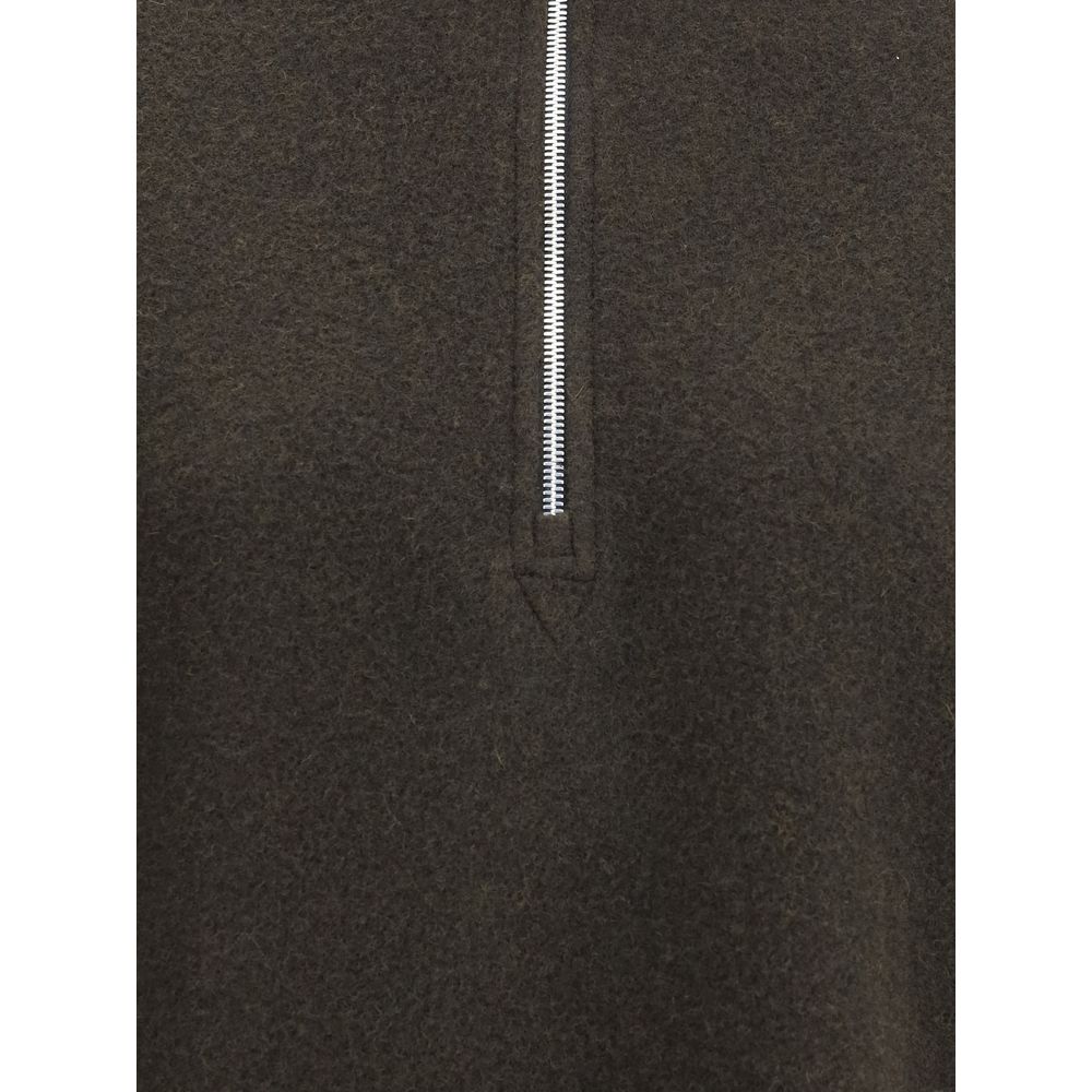 Bicolor Wool Polo Shirt