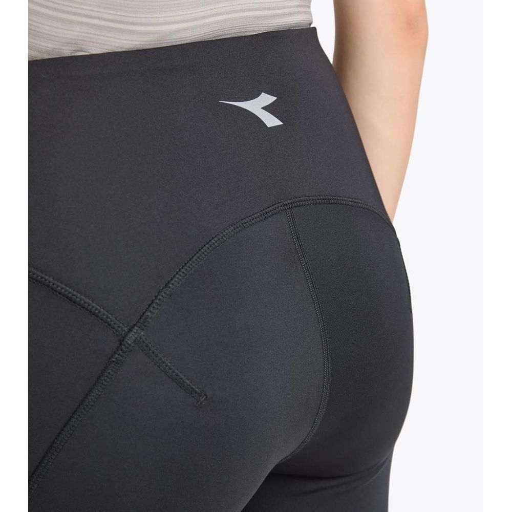 Black Polyester Athletic Pants