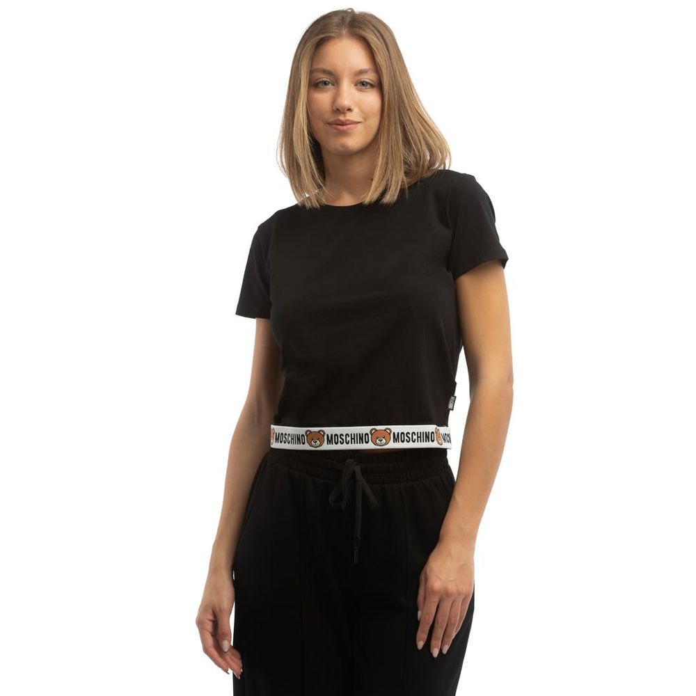 Black Cotton T-Shirt