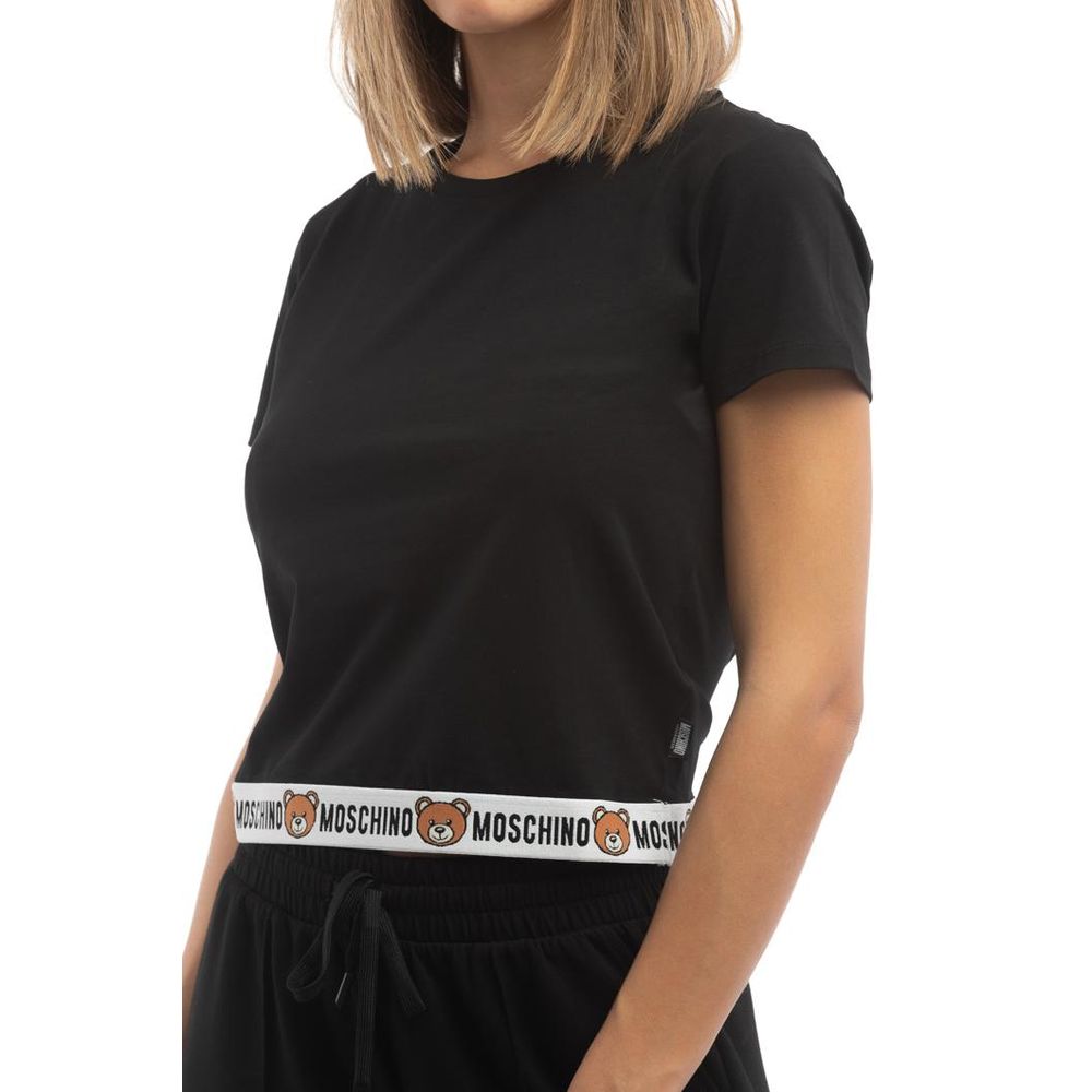 Black Cotton T-Shirt