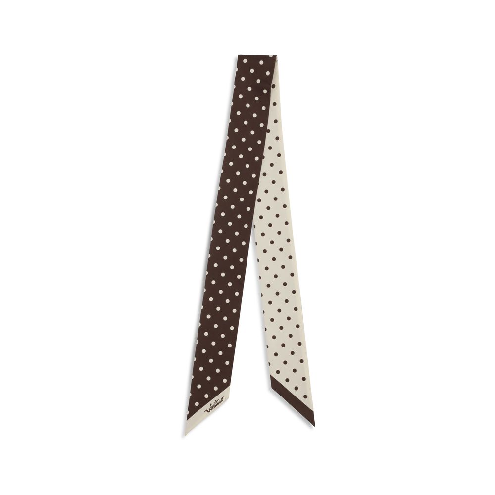 Brown Silk Scarf