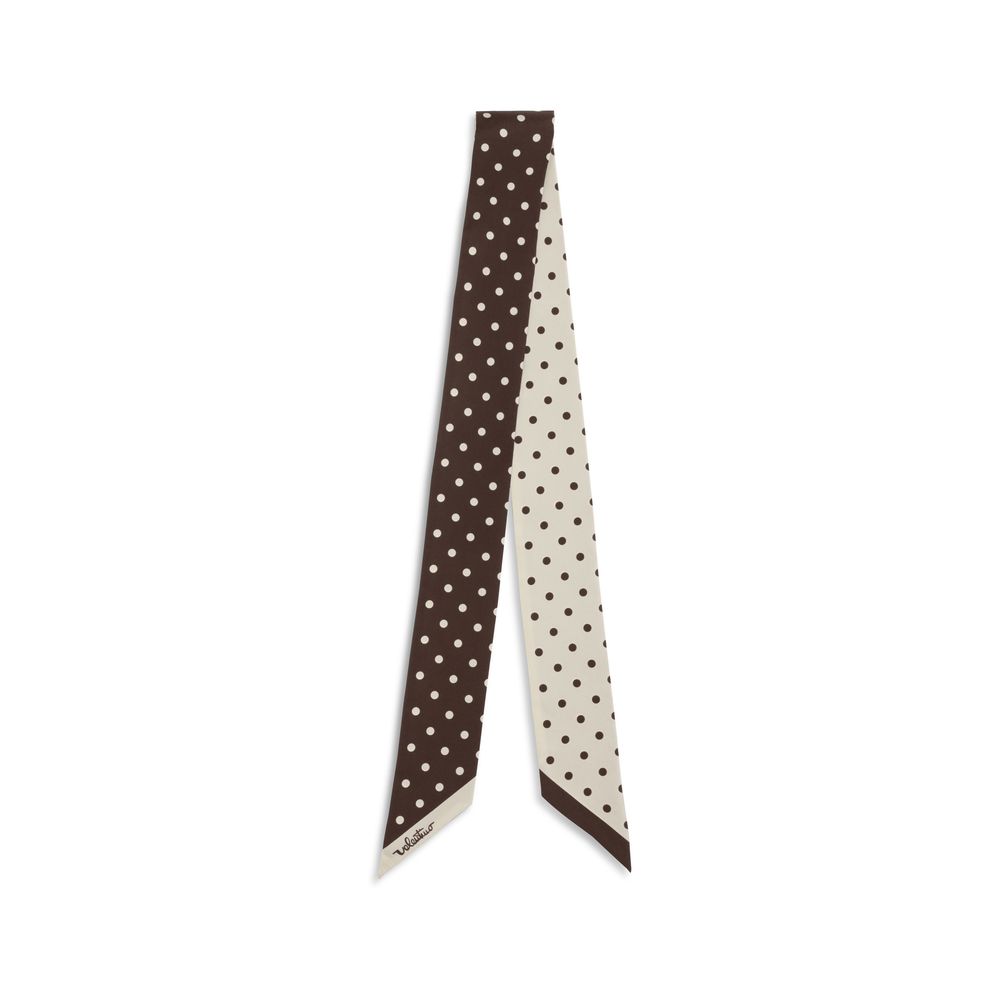 Brown Silk Scarf