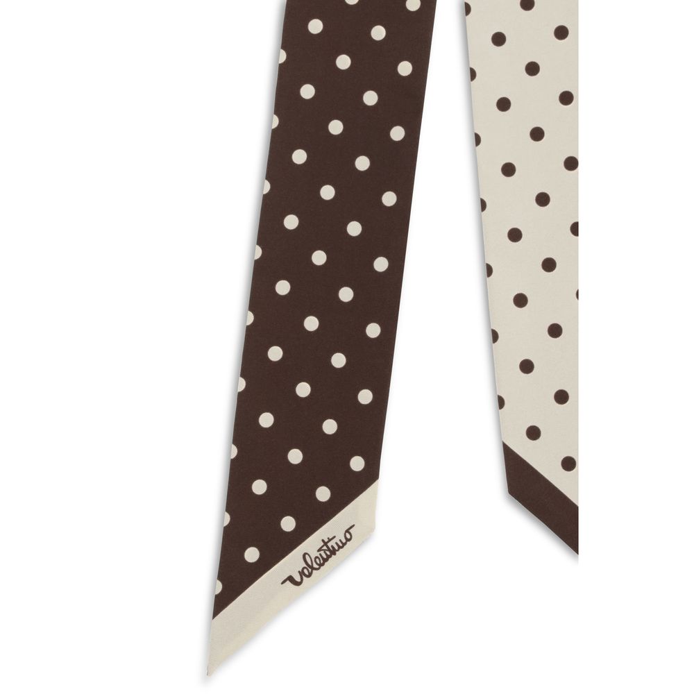 Brown Silk Scarf