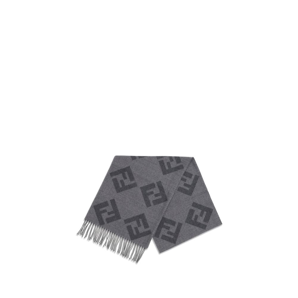 Gray Wool Scarf