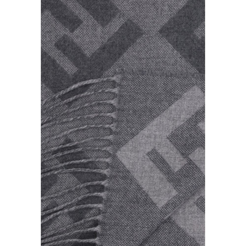 Gray Wool Scarf