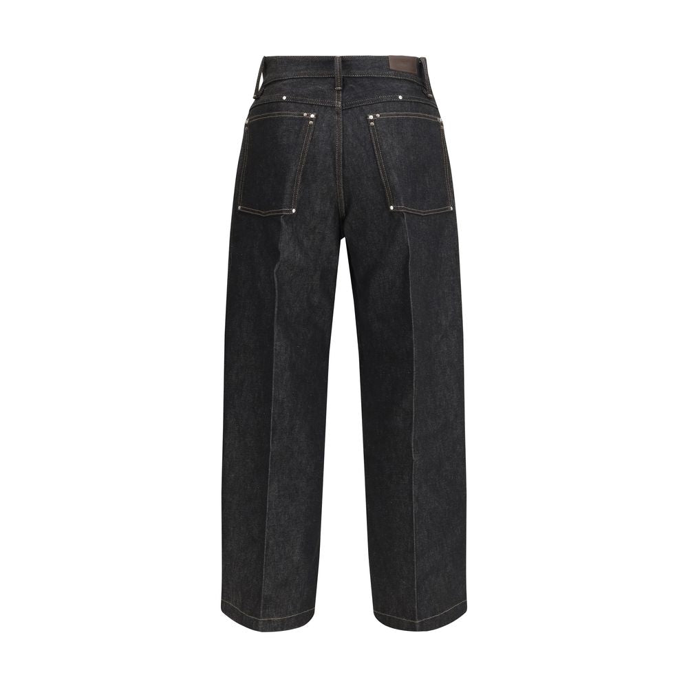 Blue Cotton Jeans Denim