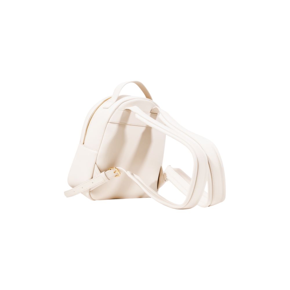 Beige Polyethylene Backpack